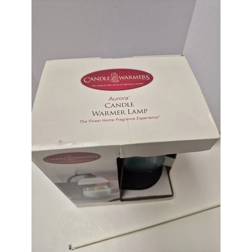 New In Box Aurora Candle Warmer Lamp Black